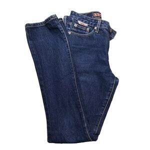 Vintage 1990s I•I•T Jeans Blue Size 5 Junior’s 5 Pockets 28x3433 Flare 7” USA